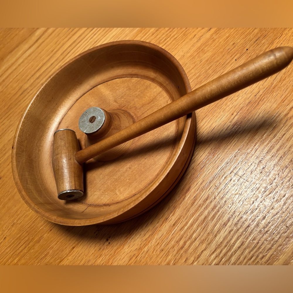 Vintage Nut Bowl and Cracker
